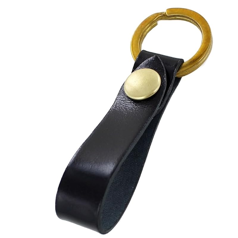 

key ring leather key ring leather made in Japan horse leather cordovan men s ladies unisex [] no.1 black