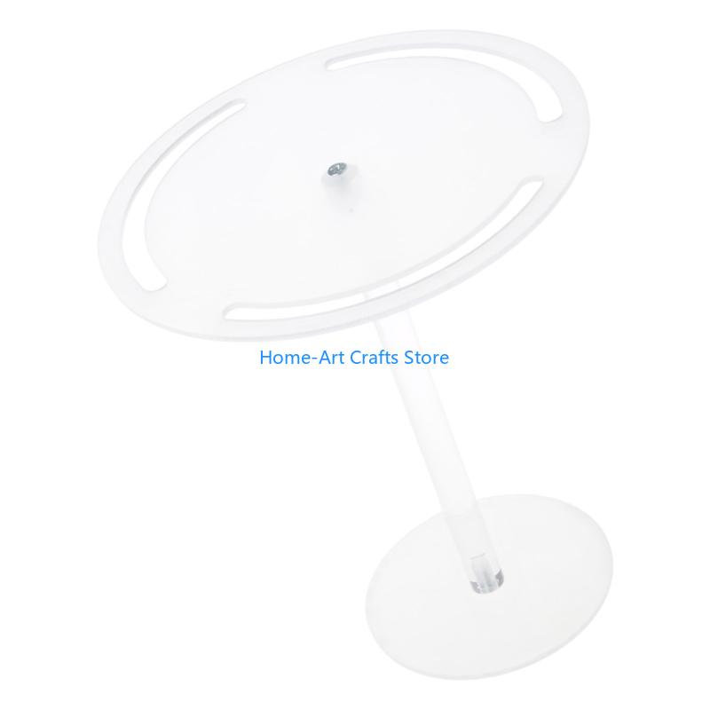 Y3NA Round Acrylic Glasses Display Stand for Sunglasses and Reading Glasses