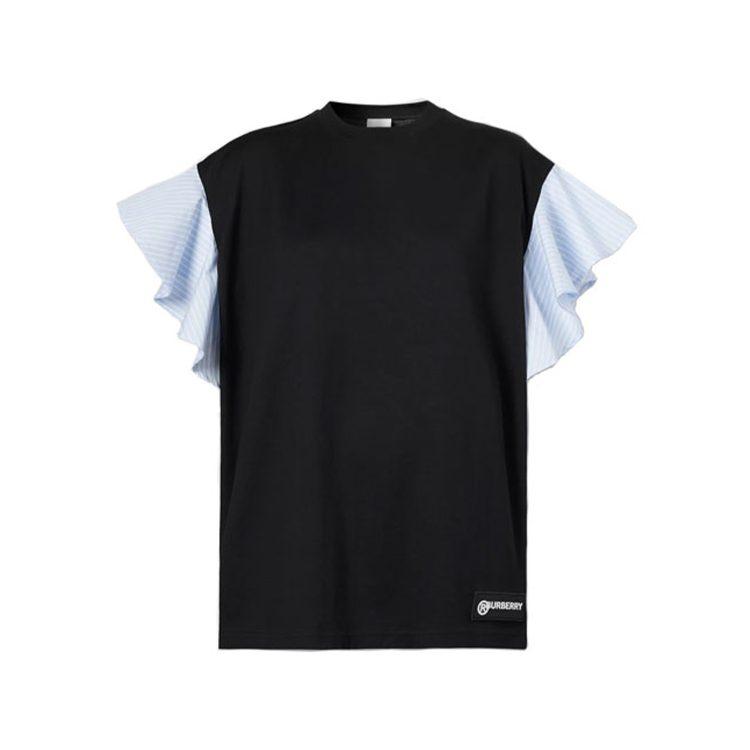 Burberry Ruffle Sleeve T Shirt Women's 80295721