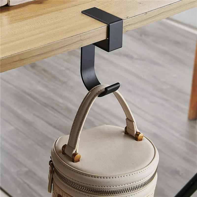 Multi-Purpose Hooks Punch-free Table Edge Hook Handbag Bag Storage Hanger Rack Household Closet Hook Home Office Organizer Hooks