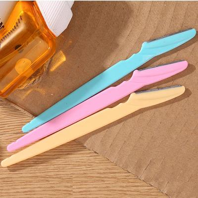Rasoir à sourcils simple en acier inoxydable avec poignée, rasoir, grattoir à sourcils, tondeuse à sourcils, outil de beauté