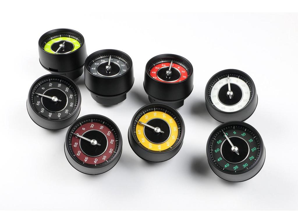 Porsche Taycan Dashboard Clock Upgrade: Mechanical Stopwatch Cover Plate