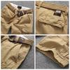 New Summer Casual Shorts, Cotton Loose Camouflage Work Pants, Men's and Youth Straight Leg Men's Pants