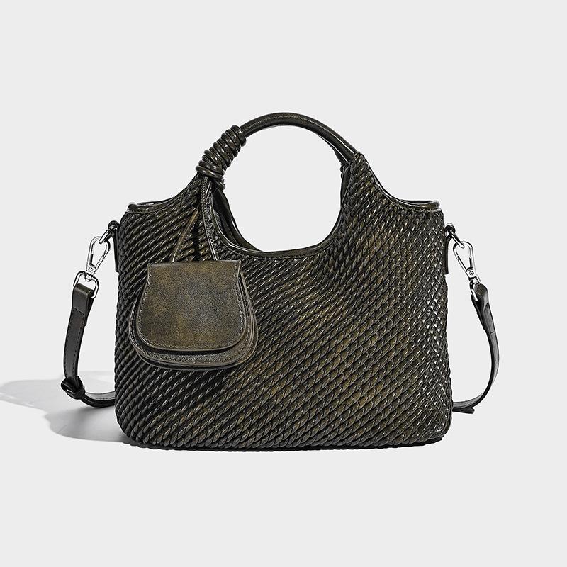 Niche Design High-End Feel Basket Handbag for Women 2025 New Fashion Mother-Daughter Bucket Bag Single Shoulder Crossbody Bag