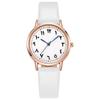 Fashion Ladies Brand Watches Simple Round Arabic Numbers Hand Women Quartz Watches Casual Leather Strap Clock Gift Wristwatches