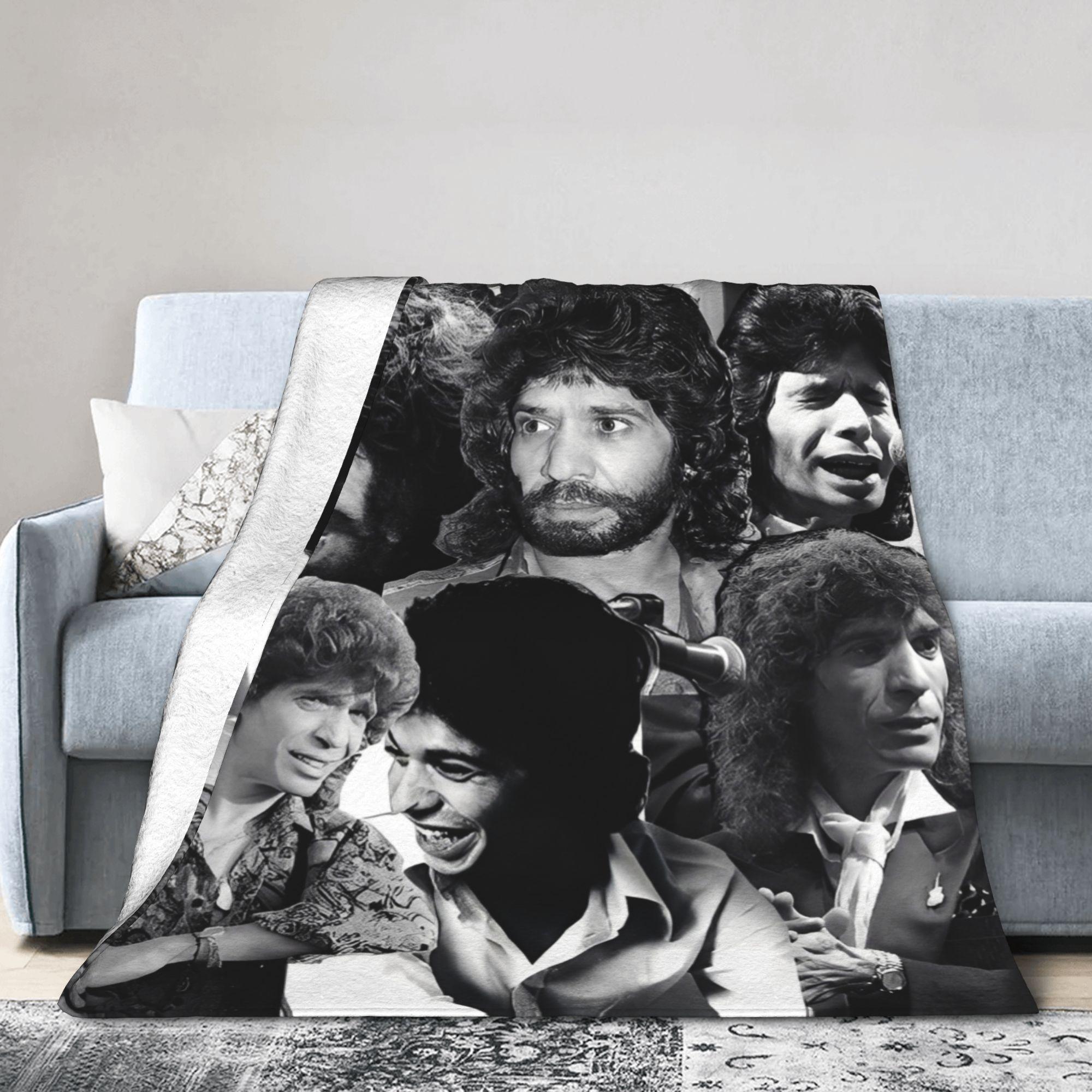 Camarons De La Isla Flamenco Singer Wool Blanket Music Rock Funny Throw Blanket for Home 125*100cm Ultra-Soft 75X95CM