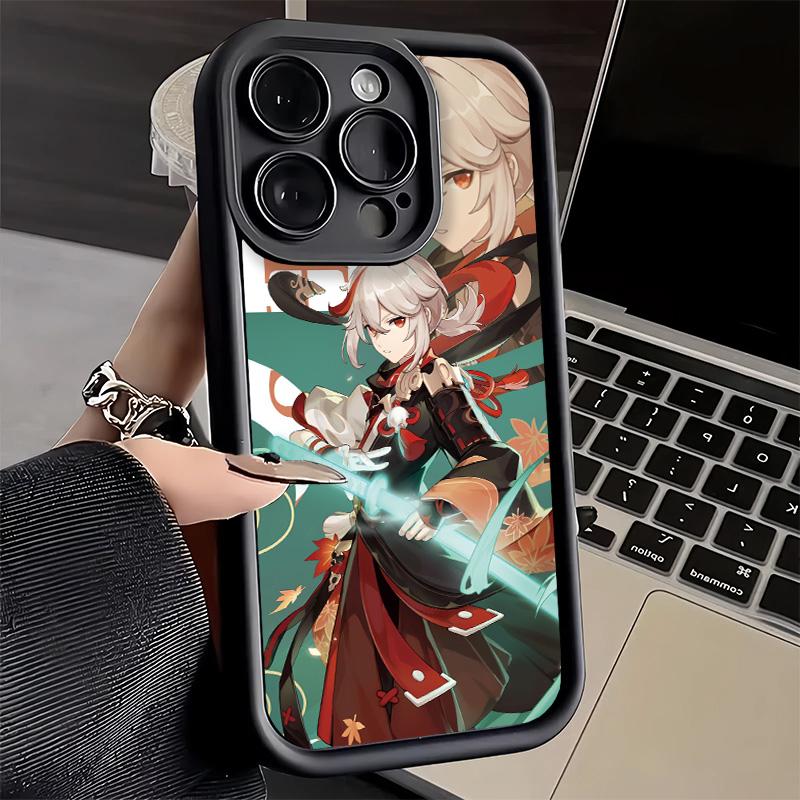 Phone Case for iPhone 17 Air 16E 15 16 Pro Max Genshin Impact Anime Cover 14 Plus 13 12 Mini Soft Shell Silicone Fundas