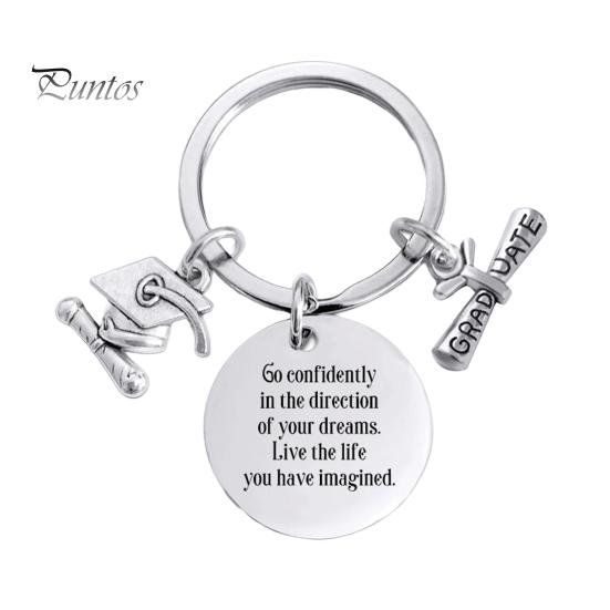 

Подарунки на випускний для неї Йому Випускний 2025 рік випускний брелок Надихаючий подарунок для випускників середньої школи J