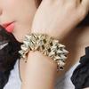 Three-row Punk Style Bracelets Y2K Jewelry Goth Rock Bangle Cool Rivet Cone Bracelets  Hip-hop
