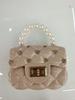 Summer Women's Argyle Pearl Handbag - Jelly Crossbody/Shoulder Bag