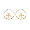 Makersland Vintage Mushroom Earrings Acrylic Irregular Jewelry Accessories Girls Gifts Geometric Earrings for Women