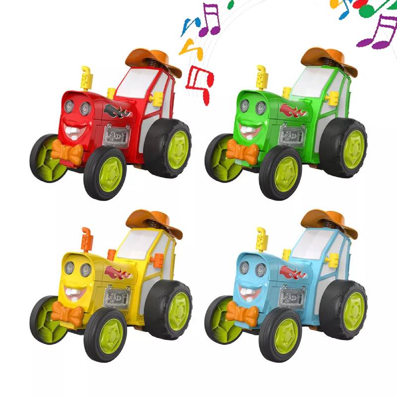 Control Cars Remote Crazy Jumping Car Toy Lights Music Early Education Toys