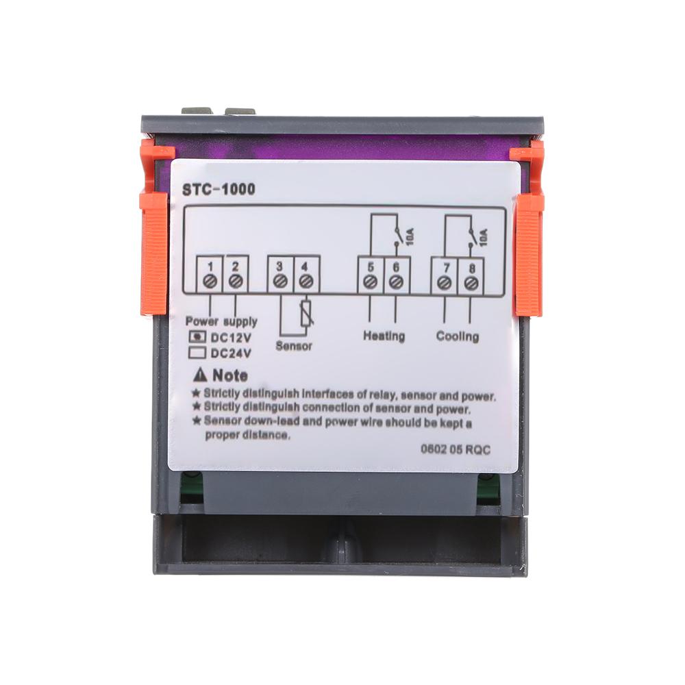 

-1000 Digital Temperature Controller Heating Cooling Centigrade Thermostat with Sensor