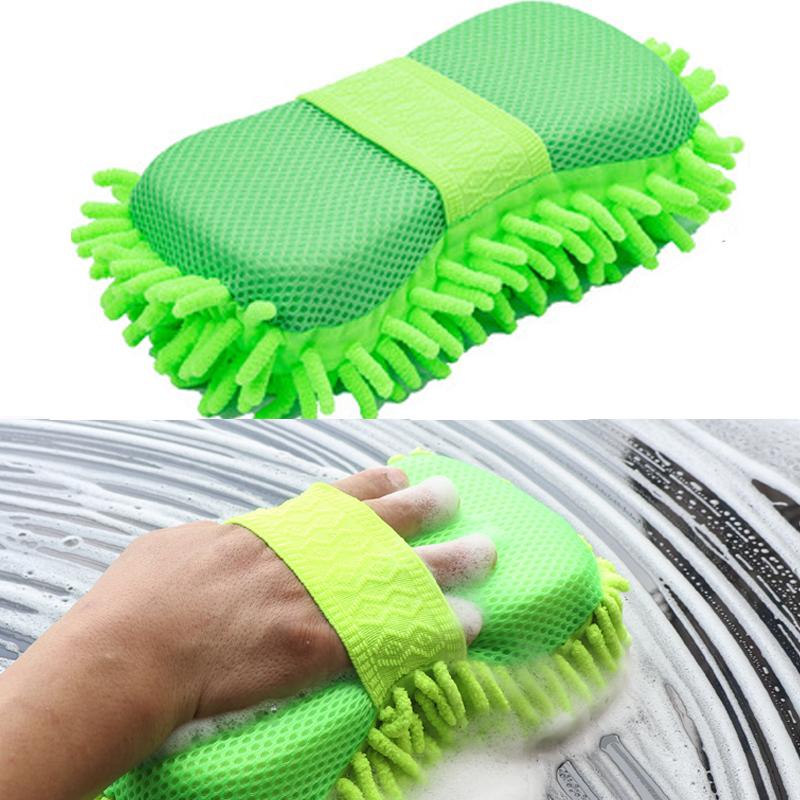 Perie de curățare a mașinii Instrumente de curățat Mașină de spălat auto din microfibră Burete de curățare Prosop de spălat Mănuși de spălat auto