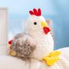 Chicken Baby Toy Sensory Safe Realistic Doll Pillow Soft Plush Rooster for Family Kids Boy Girl Birthday Travel Home Indoor
