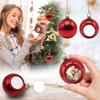Plastic Photo Christmas Ball Blank Christmas Tree Decoration  Christmas