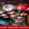 Chinese Antique Style Oiled Paper Umbrella 10 Colors Dance Performance Umbrella  Dance Performance