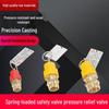 Spring-Type Air Compressor Pressure Relief Safety Valve with Red Cap