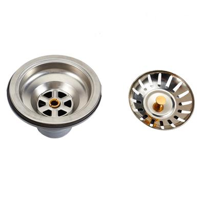 Sink Drain Strainer for Kitchen and Bathroom Made of Rust Resistant Stainless Steel with Double Layer Filtration