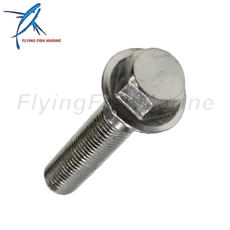 Outboard Motor 90105-10M00 90105-10M67 18-6246 Trim Tab Anode Flange Bolt for Yamaha 50HP-350HP, T85-00000012 for Parsun HDX