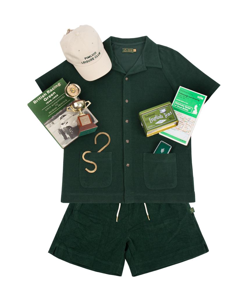 Seleodeilejeokeulleob Leisure Terry Short Pants (Unisex) - British Racing Green