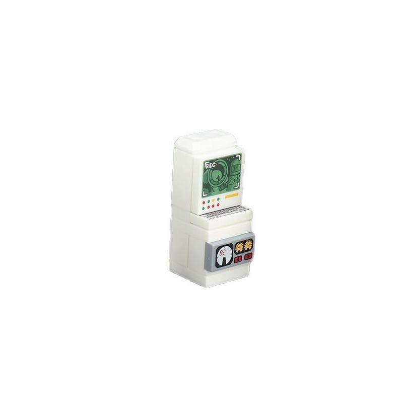 MOC City Building Block Figures Accessory TV Game Console Computer Screen Control Center Easel Oil Printing Bricks DIY Kids Toys