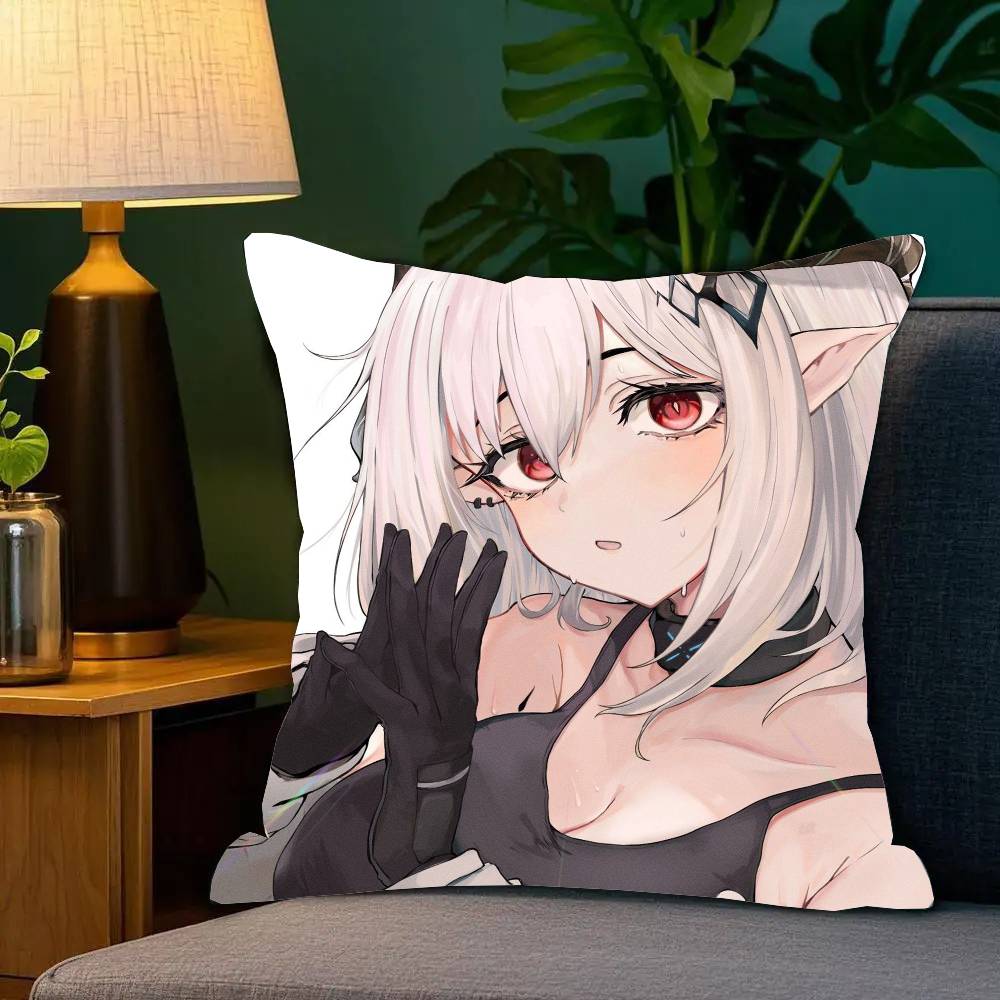 Mudrock Game A-Arknights Pillow Case Fashion Square Pillowcase Bedroom Sofa Room Ins Decoration Leisure