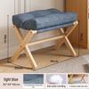 Foldable Footrest Stool - Versatile Living Room & Office Ottoman