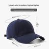 Japanese Style Women's Solid Color Baseball Cap with Adjustable Fit for Spring and Autumn