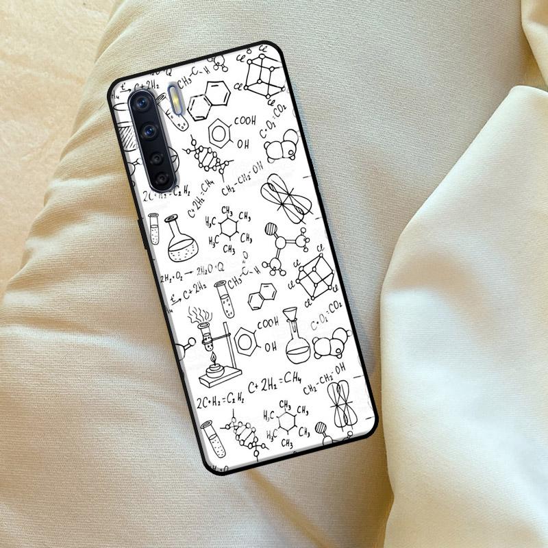 Science Chemistry Formulas For OPPO A17 A57 A77 A5 A9 A53S A52 A72 A96 A76 A16 A54 A74 A94 A38 A58 A78 A15 A79 Case