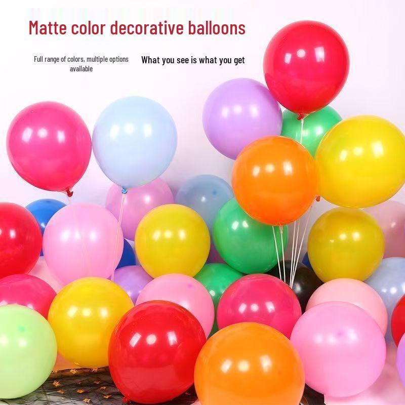 Dopaminové barevné latexové balónky 10'', 1,8g, pro festivaly, dětské aktivity, bankety