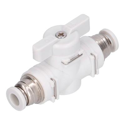 Flow Control Valve Fitting Pneumatic Connector Air Line Plugin Quick Joint Union Adapter 6mm