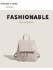 Geometric Diamond Pattern Double Shoulder Backpack - Versatile for Work, Commute, Travel & Outings