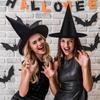 12PCS Halloween Hat Decoration Props Female Witch Adult Witch Headdress Dress Up Children's Holiday Hat