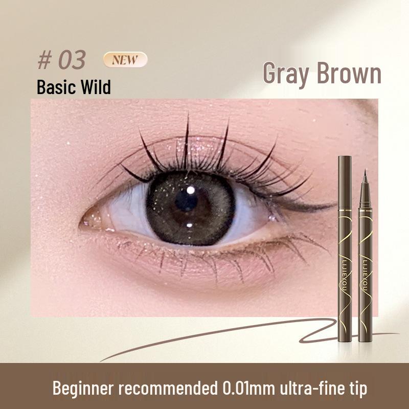 

Ultra-Fine Waterproof Lower Lash Eyeliner Pen: Smudge-Resistant & Long-Lasting. Ultra-fine Waterproof Gray Brown