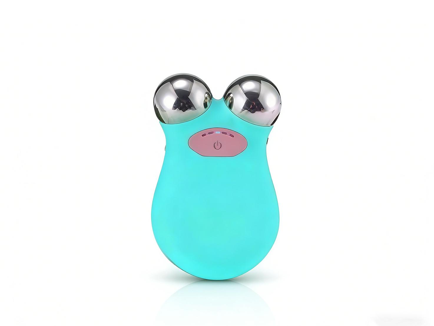 2026 EMS Микротоковый Массажер для Лица Нержавеющая Сталь Двойная Головка RF Терапия Массажер Подтяжка Кожи Укрепление Кожи Устройство для Красоты перезаряжаемый