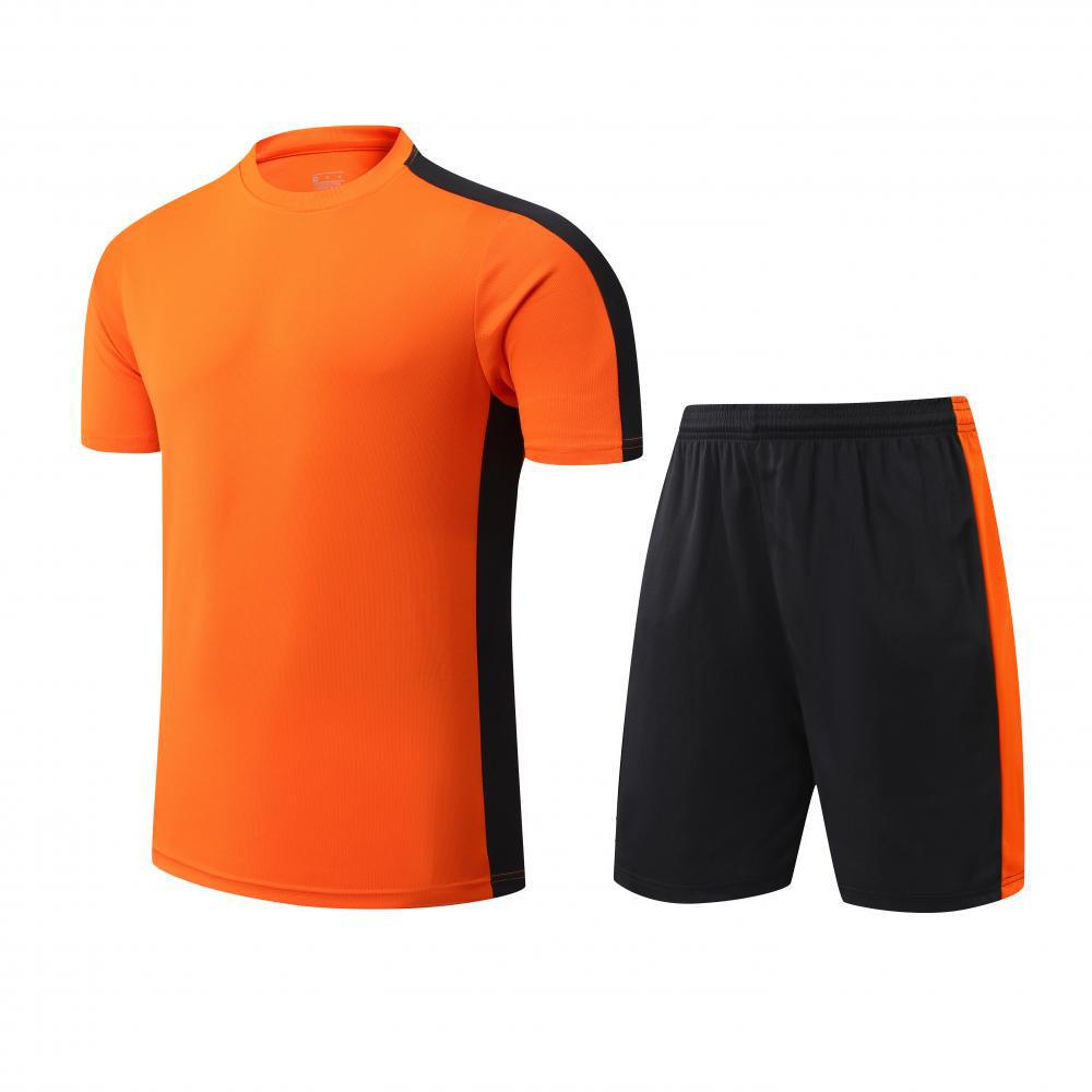 Team Uniform Football Kit: Short Sleeve Sports Set for Adults and Children 22 оранжевый