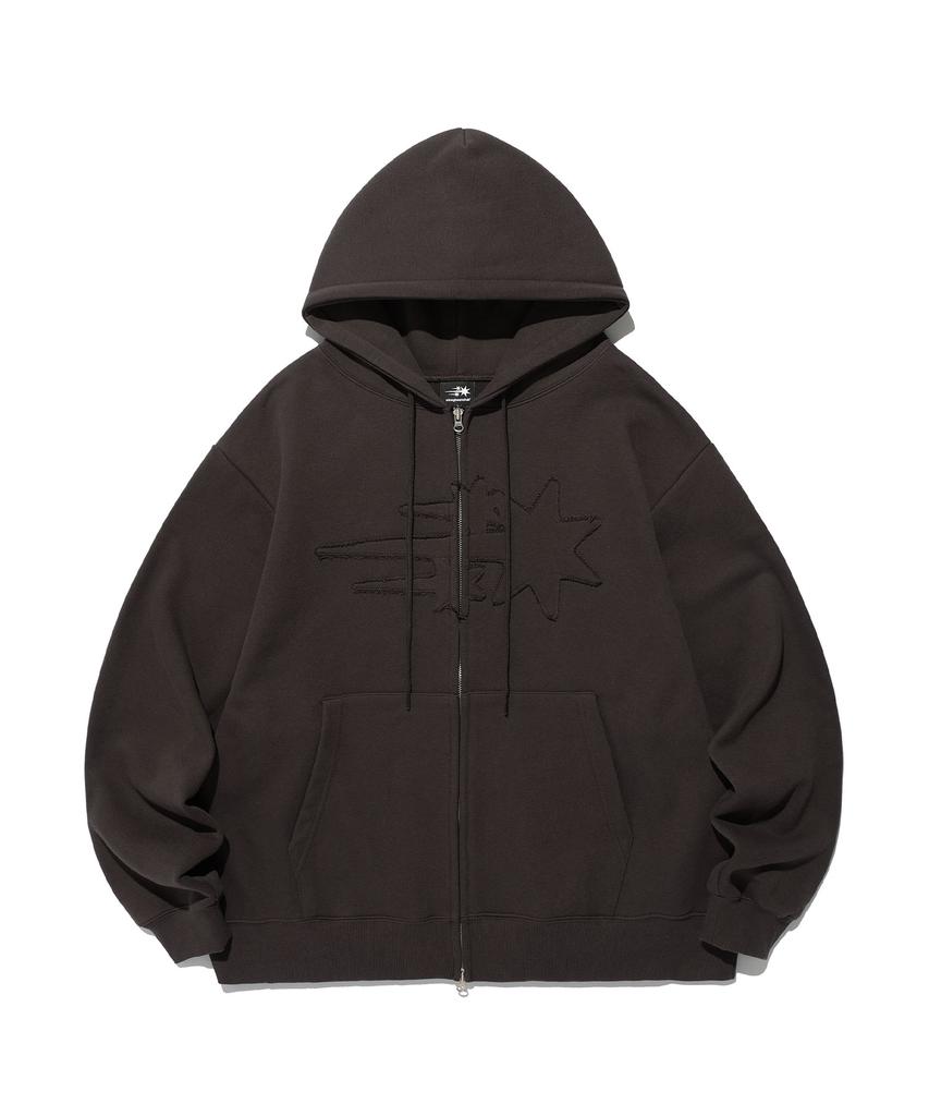 Niceghostclub 3Star Logo Zip Hoodie_6Colors(Ng2Efum480A)