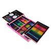 Drawing Art Box Washable Odorless Colorful Safe Pigment 2 Layer Aluminum Box Art Set