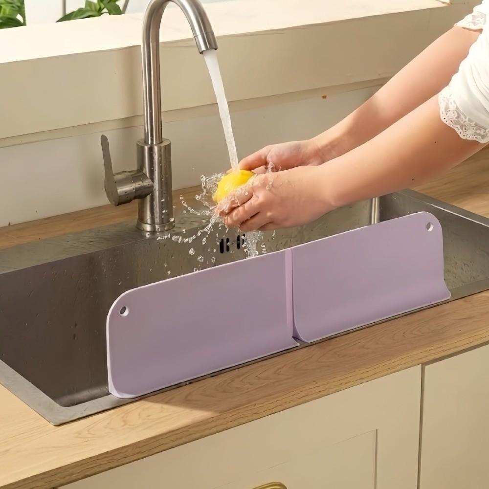 Waterproof Water Splash Guard Anti-Splash Water Splash Board Kitchen Sink Splash Guard  Home Use