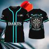 3D Darts Druck T-Shirt für Herren Neue Mode Schießspiel Rundhals Kurzarm Outdoor Sportbekleidung Oversized T-Shirt Männliche Kleidung