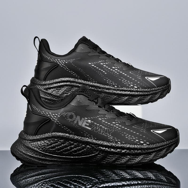 

Мужские кроссовки для бега Мандаринка Амортизация Легкие Тренд Кроссовки Кроссовки для бега для учеников средней школы Подростковые сетчатые кроссовки 45 чёрный