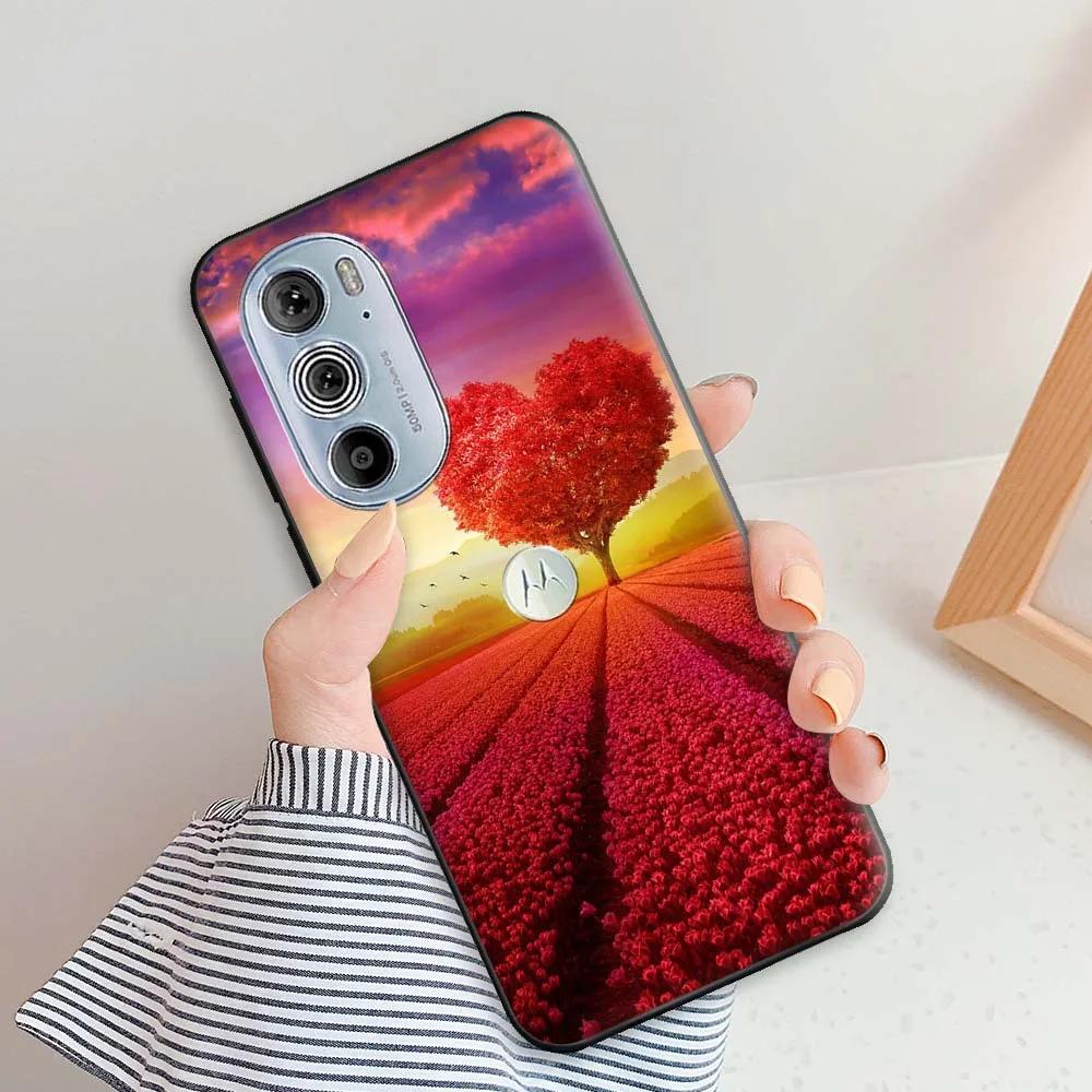 For Moto Edge 30 Pro Case Cover Edge30 Matte Silicone Case for Motorola Moto Edge 30 30Pro Fashion TPU Protective Back Cover