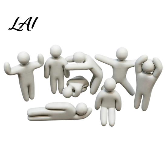 Handgefertigte Malprojekte 8 Stück Meccha Chamäleon Figuren 3D Gedruckte Gelenkige Action Mehrfarbige Spielzeugfiguren DIY Leere Graffiti Malspielzeug,