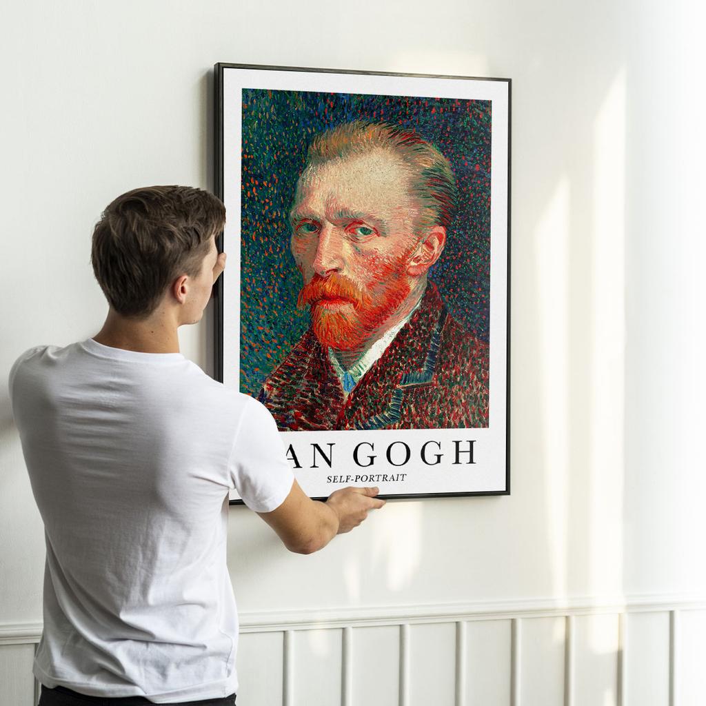 Plakat w ramie van gogh portret