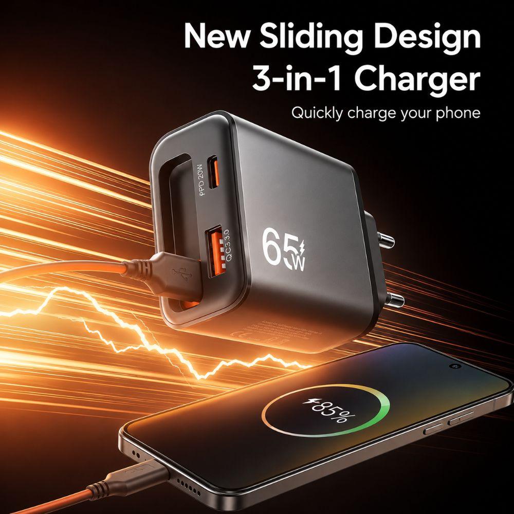 Super Fast Charging 65W Super Fast Charger Fast Charging Adapter Mobile Device Charging