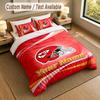 Bettwäsche-Set 1 Bettbezug 2 Kissenbezüge Kansas City Chiefs Druck Weiche Bettwäsche Schlafzimmerdekoration