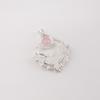 Rose Chalcedony Gemstone 925 Sterling Silver Jewelry Chain Pendant 1.43" For her CP-38-20