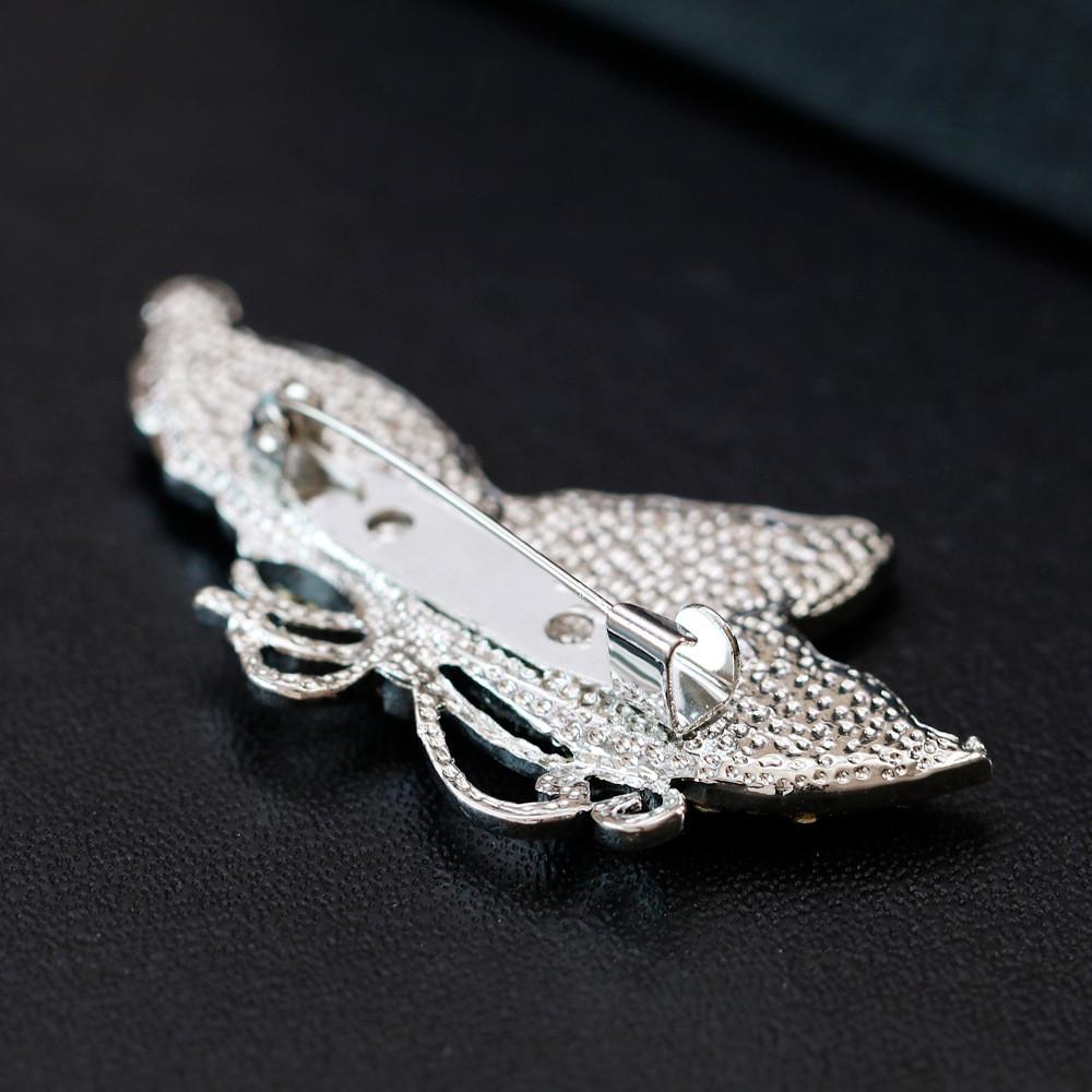 Abalone Shell Butterfly With Alloy Material For Ladies Wedding Formal Dress Accessories