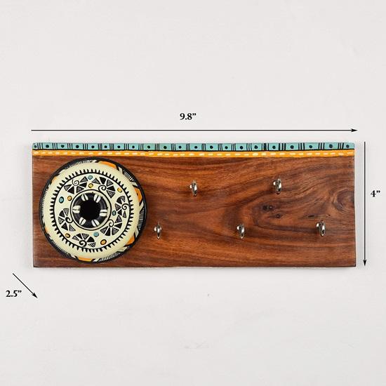 

24,892 см Деревянный держатель ключей для стены Стильный деревянный брелок для дома Деревянный держатель ключей для стены